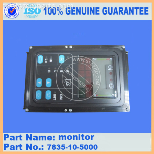 Komatsu ekskavatör parçaları PC200-8 panel monitör 7835-31-1012